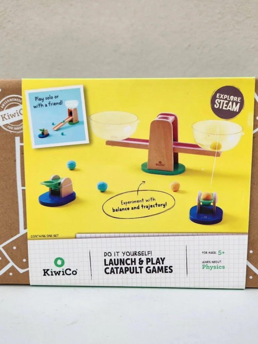 NEW KiwiCo Launch & Play Catapult Games STEM Science Kit Set Physics Launcher Ki
